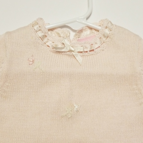 Little Newcomers Pink one piece with ribbon - Picture 3 of 6